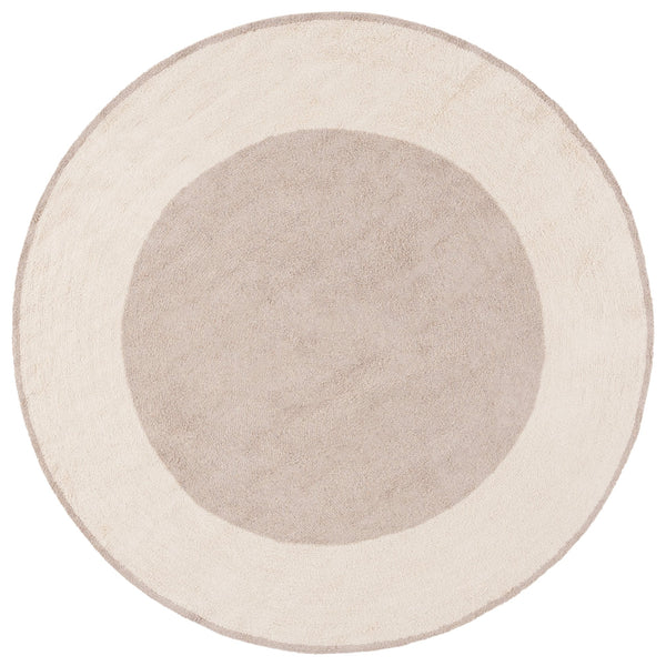 Safavieh Easy Care Artisan-crafted Area Rug - Sustainable Recycled Cotton, Hand-tufted Elegance For Home Ivory ,Beige Recycled Cotton Ecr220b-6r