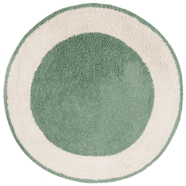 Safavieh Easy Care Artisan-crafted Area Rug - Sustainable Recycled Cotton, Hand-tufted Elegance For Home Ivory ,Green Recycled Cotton Ecr220y-4r
