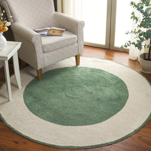 Safavieh Easy Care Artisan-crafted Area Rug - Sustainable Recycled Cotton, Hand-tufted Elegance For Home Ivory ,Green Recycled Cotton Ecr220y-4r