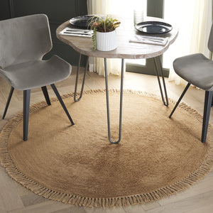 Safavieh Easy Care Premium Hand-tufted Area Rug: Eco-friendly Comfort And Timeless Design For Your Home Light Brown Recycled Cotton Ecr221t-3r