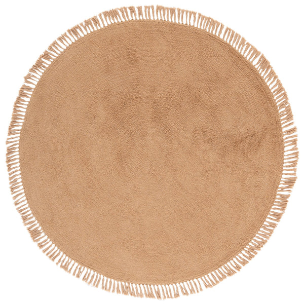 Safavieh Easy Care Premium Hand-tufted Area Rug: Eco-friendly Comfort And Timeless Design For Your Home Light Brown Recycled Cotton Ecr221t-3r