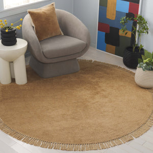 Safavieh Easy Care Premium Hand-tufted Area Rug: Eco-friendly Comfort And Timeless Design For Your Home Light Brown Recycled Cotton Ecr221t-3r