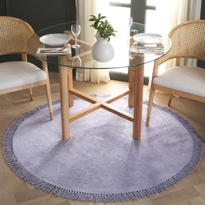 Safavieh Easy Care Premium Hand-tufted Area Rug: Eco-friendly Comfort And Timeless Design For Your Home Lilac Recycled Cotton Ecr221v-5r