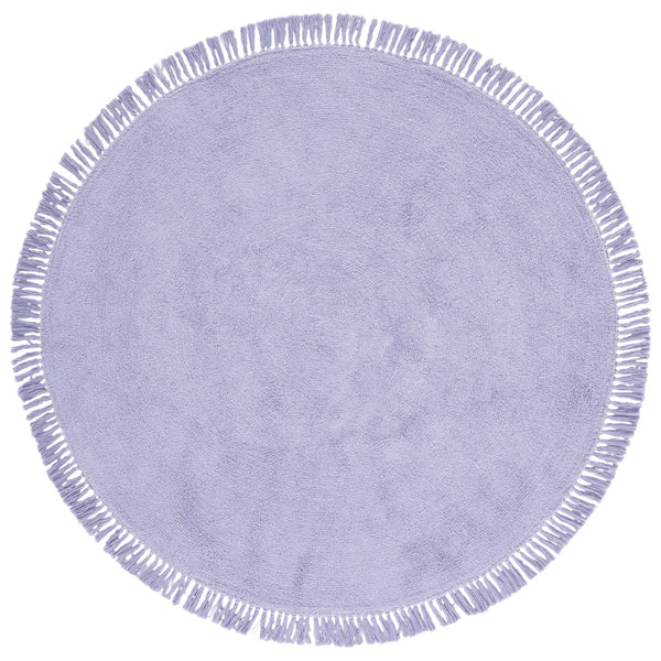 Safavieh Easy Care Premium Hand-tufted Area Rug: Eco-friendly Comfort And Timeless Design For Your Home Lilac Recycled Cotton Ecr221v-5r