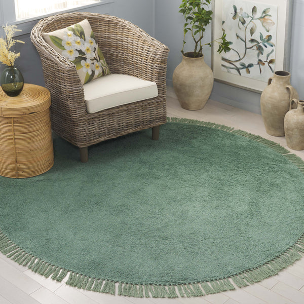 Safavieh Easy Care Premium Hand-tufted Area Rug: Eco-friendly Comfort And Timeless Design For Your Home Green Recycled Cotton Ecr221y-3r