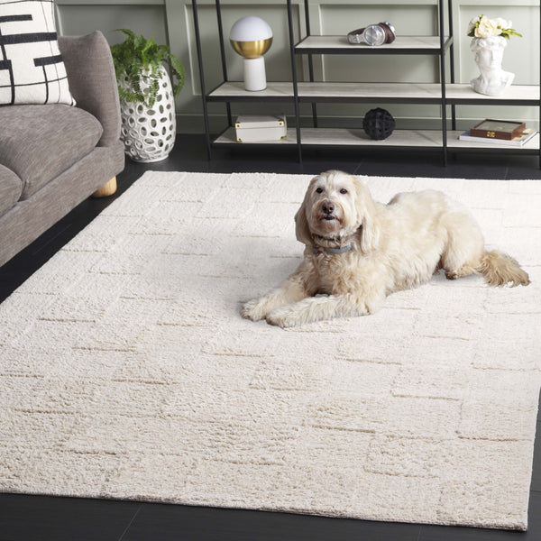 Safavieh Easy Care Hand-tufted Area Rug In Recycled Cotton For Eco-friendly Home Decor And Style Ivory Recycled Cotton Ecr222a-6