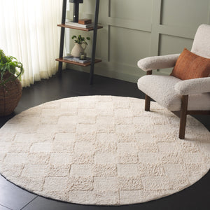 Safavieh Easy Care Hand-tufted Area Rug In Recycled Cotton For Eco-friendly Home Decor And Style Ivory Recycled Cotton Ecr222a-6