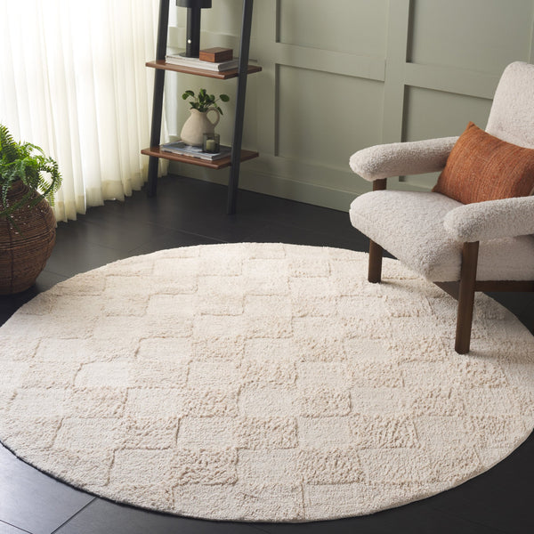 Safavieh Easy Care Hand-tufted Area Rug In Recycled Cotton For Eco-friendly Home Decor And Style Ivory Recycled Cotton Ecr222a-6