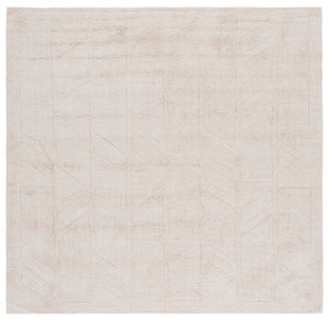 Safavieh Easy Modern Area Rug - Elegant Geometric Design, Eco-friendly Cotton, Luxurious Underfoot Comfort Ivory Recycled Cotton Ecr223a-4