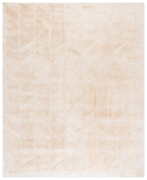 Safavieh Easy Modern Area Rug - Elegant Geometric Design, Eco-friendly Cotton, Luxurious Underfoot Comfort Ivory Recycled Cotton Ecr223a-4