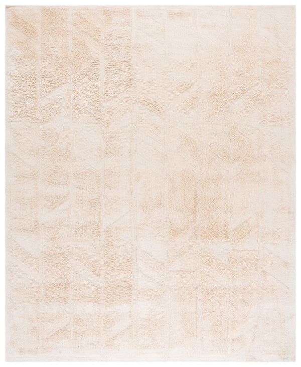 Safavieh Easy Modern Area Rug - Elegant Geometric Design, Eco-friendly Cotton, Luxurious Underfoot Comfort Ivory Recycled Cotton Ecr223a-4