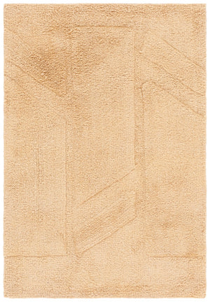 Safavieh Easy Modern Area Rug - Elegant Geometric Design, Eco-friendly Cotton, Luxurious Underfoot Comfort Light Brown Recycled Cotton Ecr223t-3