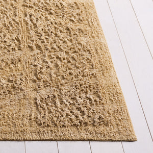 Safavieh Easy Care Sophisticated Medium Rectangle Area Rug - Elegant Geometric Design For Modern Spaces Light Brown Recycled Cotton Ecr223t-5