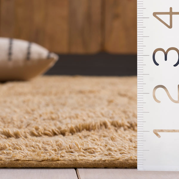 Safavieh Easy Care Sophisticated Medium Rectangle Area Rug - Elegant Geometric Design For Modern Spaces Light Brown Recycled Cotton Ecr223t-5