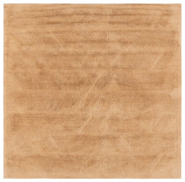 Safavieh Easy Modern Area Rug - Elegant Geometric Design, Eco-friendly Cotton, Luxurious Underfoot Comfort Light Brown Recycled Cotton Ecr223t-3