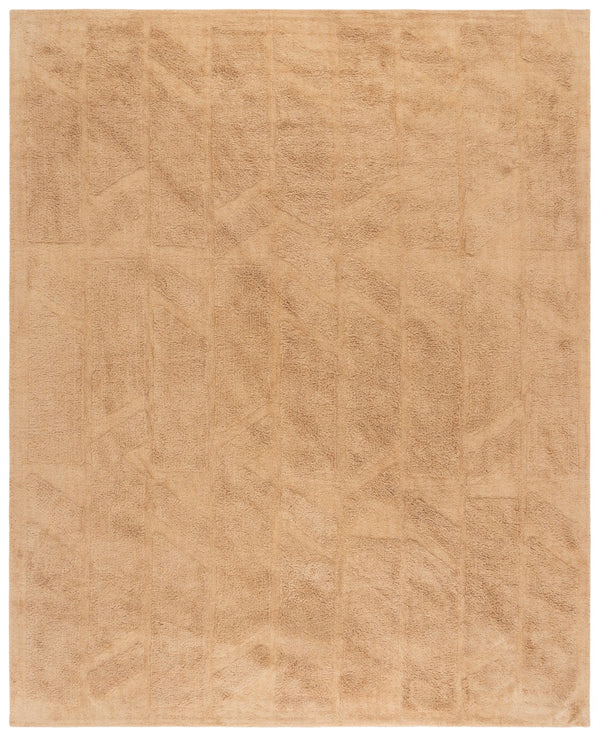 Safavieh Easy Modern Area Rug - Elegant Geometric Design, Eco-friendly Cotton, Luxurious Underfoot Comfort Light Brown Recycled Cotton Ecr223t-3