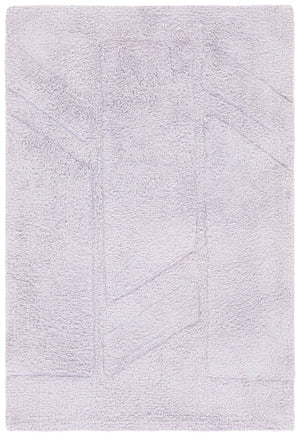 Safavieh Easy Modern Area Rug - Elegant Geometric Design, Eco-friendly Cotton, Luxurious Underfoot Comfort Lilac Recycled Cotton Ecr223v-4