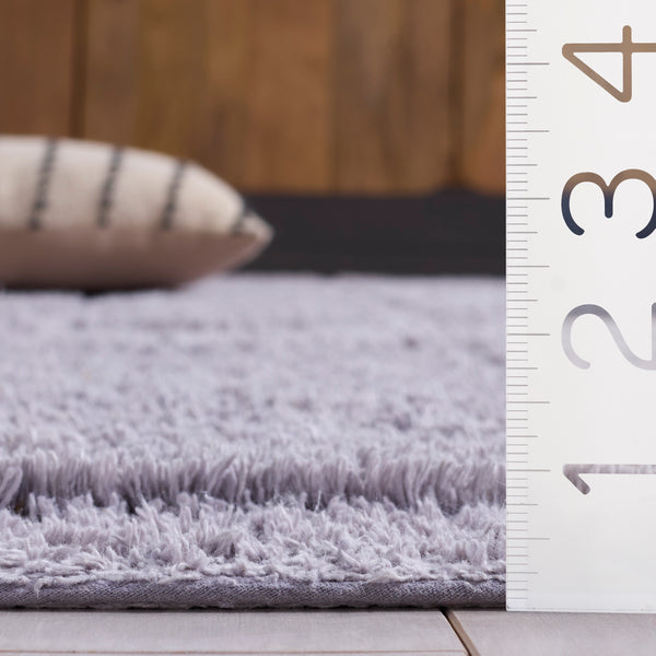 Safavieh Easy Care Sophisticated Medium Rectangle Area Rug - Elegant Geometric Design For Modern Spaces Lilac Recycled Cotton Ecr223v-5