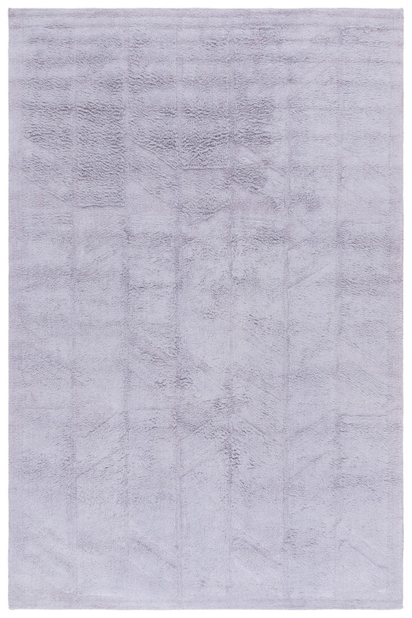 Safavieh Easy Modern Area Rug - Elegant Geometric Design, Eco-friendly Cotton, Luxurious Underfoot Comfort Lilac Recycled Cotton Ecr223v-4