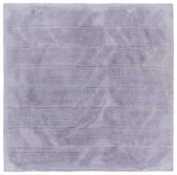Safavieh Easy Modern Area Rug - Elegant Geometric Design, Eco-friendly Cotton, Luxurious Underfoot Comfort Lilac Recycled Cotton Ecr223v-4