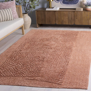 Safavieh Easy Care 224p Area Rug – Eco-friendly, Soft Cotton Design For Modern Spaces, Washable & Stylish! Rust Recycled Cotton Ecr224p-5