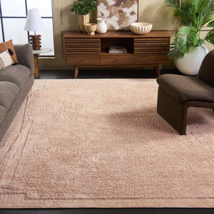 Safavieh Easy Care 224p Area Rug - Modern Rustic Elegance, Sustainable Recycled Cotton, Washable Comfort Pink Recycled Cotton Ecr224u-3