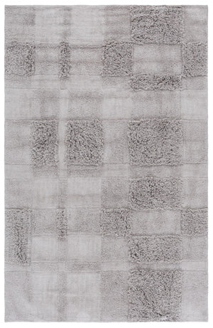 Safavieh Easy Care Handcrafted Area Rug - Sustainable Cotton, Washable, Luxurious Modern Style For Your Home Grey Recycled Cotton Ecr225m-4