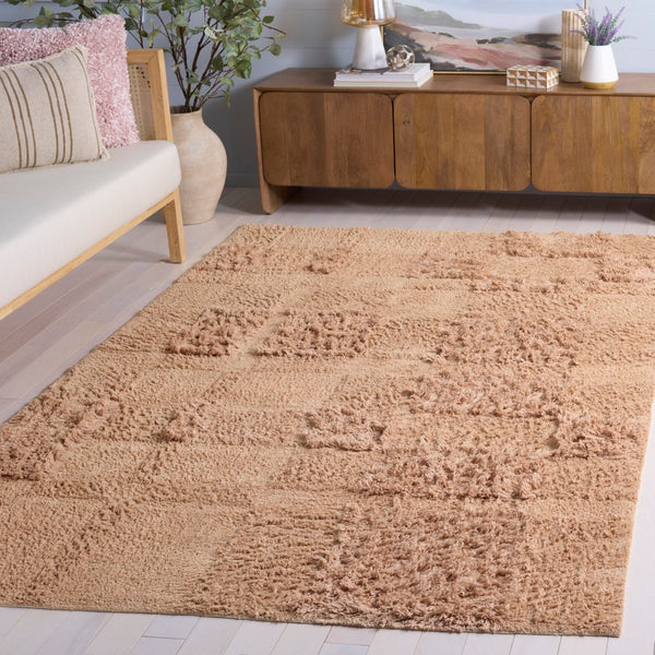 Safavieh Easy Care Handcrafted Area Rug - Sustainable Cotton, Washable, Luxurious Modern Style For Your Home Orange Recycled Cotton Ecr225p-6