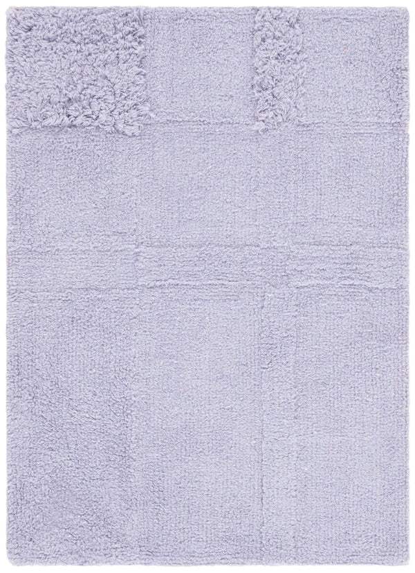 Safavieh Easy Care Handcrafted Area Rug - Sustainable Cotton, Washable, Luxurious Modern Style For Your Home Lilac Recycled Cotton Ecr225v-3