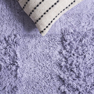 Safavieh Easy Care 225b Eco-friendly Medium Rectangle Area Rug - Stylish, Washable, And Durable Design Lilac Recycled Cotton Ecr225v-5