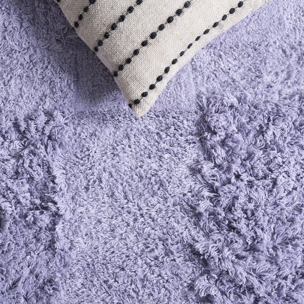 Safavieh Easy Care 225b Eco-friendly Medium Rectangle Area Rug - Stylish, Washable, And Durable Design Lilac Recycled Cotton Ecr225v-5