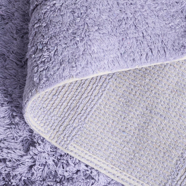 Safavieh Easy Care Handcrafted Area Rug - Sustainable Cotton, Washable, Luxurious Modern Style For Your Home Lilac Recycled Cotton Ecr225v-3