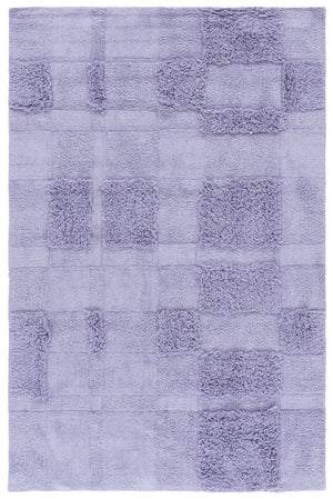 Safavieh Easy Care 225b Eco-friendly Medium Rectangle Area Rug - Stylish, Washable, And Durable Design Lilac Recycled Cotton Ecr225v-5