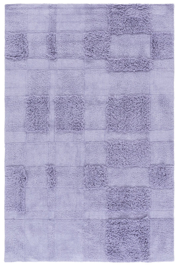 Safavieh Easy Care 225b Eco-friendly Medium Rectangle Area Rug - Stylish, Washable, And Durable Design Lilac Recycled Cotton Ecr225v-5