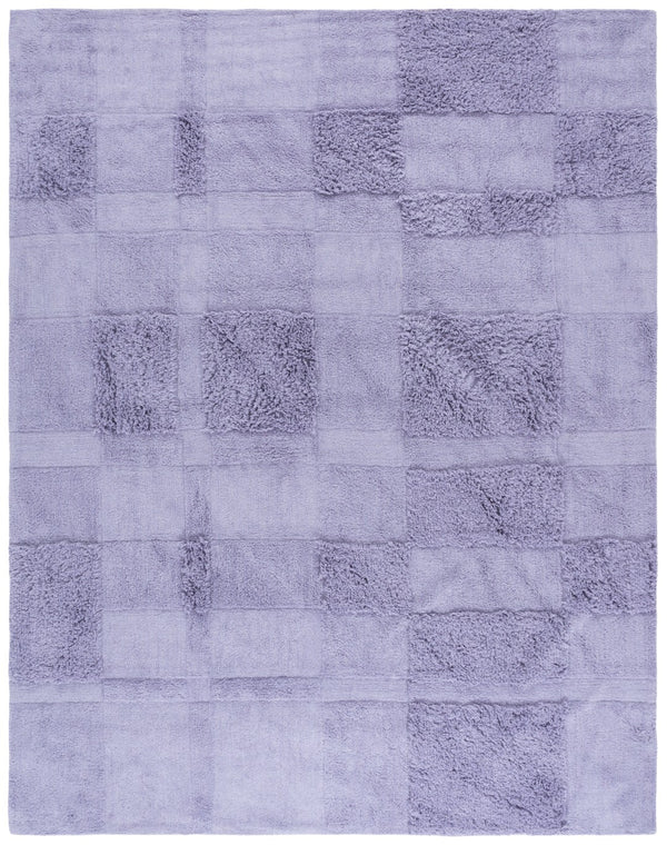 Safavieh Easy Care Handcrafted Area Rug - Sustainable Cotton, Washable, Luxurious Modern Style For Your Home Lilac Recycled Cotton Ecr225v-3