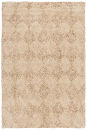 Safavieh Easy Modern Area Rug - Chic 5' X 8' Rectangle Design, Washable, Sustainable Cotton, Soft Comfort Beige Recycled Cotton Ecr226b-5