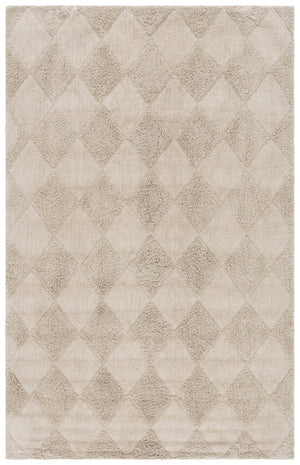 Safavieh Easy Modern Area Rug - Chic 5' X 8' Rectangle Design, Washable, Sustainable Cotton, Soft Comfort Grey Recycled Cotton Ecr226f-5