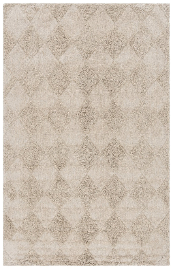 Safavieh Easy Modern Area Rug - Chic 5' X 8' Rectangle Design, Washable, Sustainable Cotton, Soft Comfort Grey Recycled Cotton Ecr226f-5