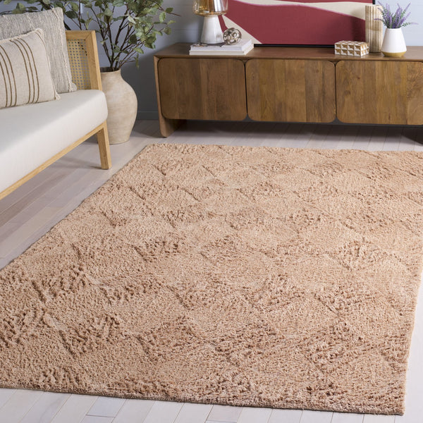 Safavieh Easy Modern Area Rug - Chic 5' X 8' Rectangle Design, Washable, Sustainable Cotton, Soft Comfort Orange Recycled Cotton Ecr226p-5