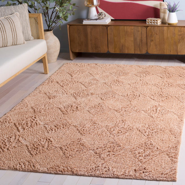 Safavieh Easy Care 226b Area Rug - Stylish, Washable Cotton Design For Comfort And Durability In Your Home Orange Recycled Cotton Ecr226p-6