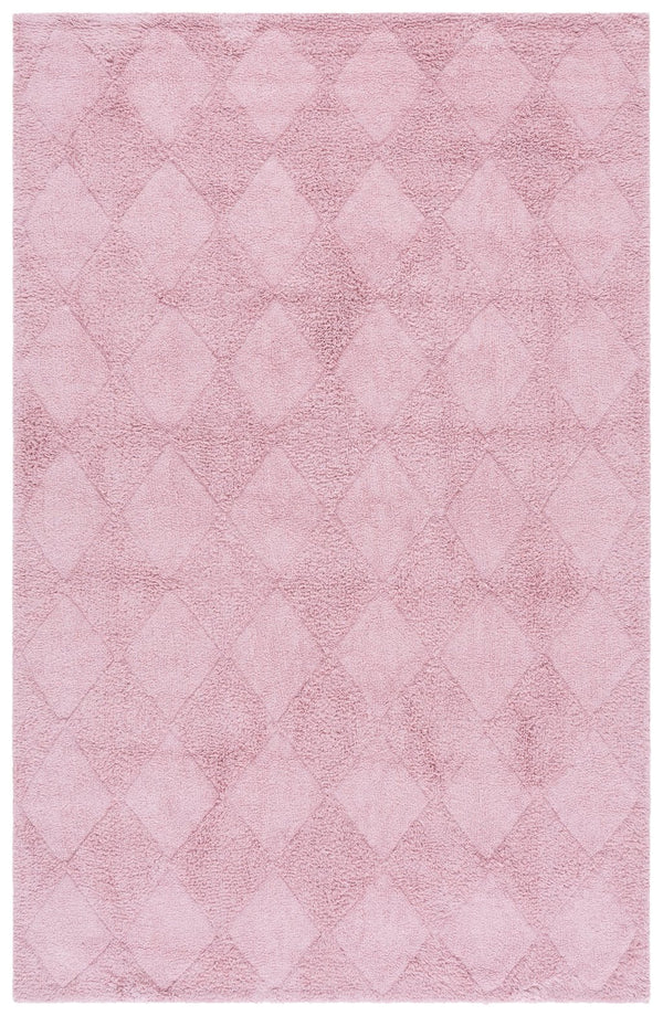 Safavieh Easy Modern Area Rug - Chic 5' X 8' Rectangle Design, Washable, Sustainable Cotton, Soft Comfort Rose Recycled Cotton Ecr226u-5