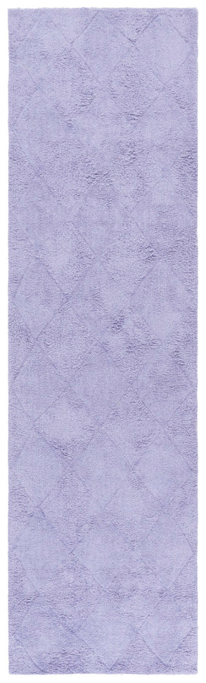 Safavieh Easy Care 226b Area Rug - Stylish, Washable Cotton Design For Comfort And Durability In Your Home Lilac Recycled Cotton Ecr226v-3