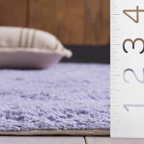 Safavieh Easy Modern Area Rug - Chic 5' X 8' Rectangle Design, Washable, Sustainable Cotton, Soft Comfort Lilac Recycled Cotton Ecr226v-5