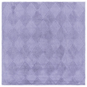 Safavieh Easy Care 226b Area Rug - Stylish, Washable Cotton Design For Comfort And Durability In Your Home Lilac Recycled Cotton Ecr226v-3