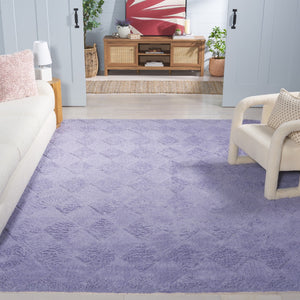 Safavieh Easy Care 226b Area Rug - Stylish, Washable Cotton Design For Comfort And Durability In Your Home Lilac Recycled Cotton Ecr226v-3