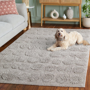 Safavieh Easy Modern Blue Area Rug - Sustainable, Washable, And Stylish Comfort For Your Living Space Grey Recycled Cotton Ecr227m-4