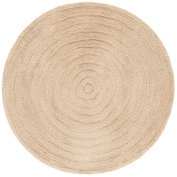 Safavieh Easy Care Modern Area Rug: Elegant Table Tufted Design, Eco-friendly, Washable, Stylish Home Upgrade Beige Recycled Cotton Ecr228b-4r