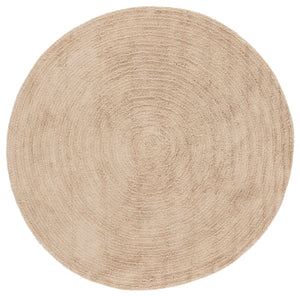 Safavieh Easy Care Round Area Rug – Luxurious Table Tufted Cotton, Eco-friendly, Plush, Modern Home Décor Beige Recycled Cotton Ecr228b-5r