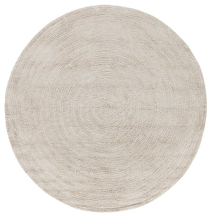 Safavieh Easy Care Round Area Rug – Luxurious Table Tufted Cotton, Eco-friendly, Plush, Modern Home Décor Grey Recycled Cotton Ecr228f-5r