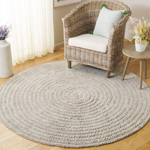 Safavieh Easy Care Modern Area Rug: Elegant Table Tufted Design, Eco-friendly, Washable, Stylish Home Upgrade Grey Recycled Cotton Ecr228f-4r